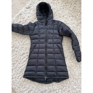 REI Women's Black Nylon Hooded Down Puffer Jacket XS